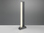 Flache LED Wegeleuchte MARIZA aus Aluminium in Anthrazit, Höhe 100cm