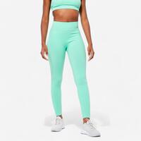 Women's Ribbed Fitness Leggings 520 - Fresh Mint Green - 2XL 44/46