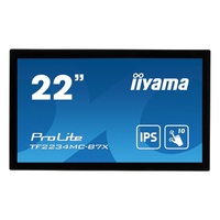 iiyama touch monitor, 21,5", 1920x1080, 16:9, 305cd, 8ms, 1000:1,VGA/HDMI/DP, Open frame, TF2234MC