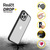 OtterBox React - Funda Protección mejorada para iPhone 12 Pro Max - Negro Crystal - clear/Negro - Funda