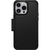 OtterBox Strada - Leder Flip Case - Apple iPhone iPhone 14 Pro Max Shadow - Schwarz - ProPack (ohne Verpackung - nachhaltig) - Schutzhülle