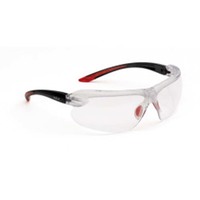 Bollé IRI-s, IRIDPSI1,5 Schutzbrille, schwarz/rote Bügel IRIDPSI1,5