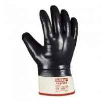 teXXor® topline Nitril-Handschuhe STULPE beige/blau vollbes. Kat.2 2331_9 Gr.09