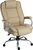 Goliath Duo Heavy Duty Bonded Leather Faced Executive Office Chair Cream - 6925CR -