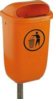 Artikeldetailsicht CAB BETRIEB CAB BETRIEB Mülleimer 50 Ltr. 310x430x735mm / orange