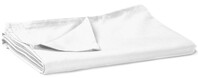 Plain White Single Flat Sheets 100% Polycotton PK50