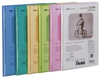 Pentel Recycology A4 Display Book Clear 30 Pocket Green (Pack 10)