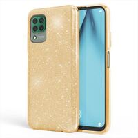 NALIA Glitter Cover compatible with Huawei P40 Lite Case, Protective Sparkly Rugged Rhinestone Bling Phonecase, Slim Shiny Shockproof Bumper Sturdy Skin Protector Shell Ultra-Th...