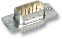 D-Sub Stecker, 15-polig, High density, gerade, Einlötstift, 34504.1