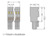 1-Leiter-Federleiste, 8-polig, RM 5 mm, 0,08-4,0 mm², AWG 28-12, gerade, 32 A, 5