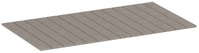 Einlegeboden Aventuro; 97.5x53x3 cm (BxTxH); grau