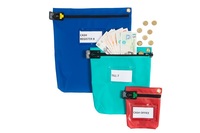 Versapak Secure Cash Bag Small 178x152x50mm Red