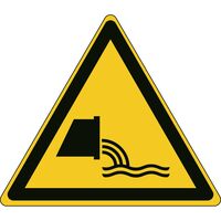 ISO Safety Sign - Warning , Sewage effluent outfall ,