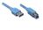 Usb 3.0 Cable A Male / B Male , 1 M Blue Icoc U3-Ab-10-Bl ,