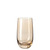LEONARDO Trinkglas SORA Set aus 6 Wassergläsern, Ø 6 cm, Höhe 13 cm, 6er Set, spülmaschinenfest, Vol. 390 ml braun, 018041Freisteller