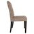 Bolero Dining Chairs in Beige with Birch Frame 480mm in Height Pack of 2