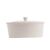 Olympia Whiteware Oval Casserole Dish in White - 262x188x155mm - 2.2L