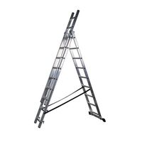 Transformable aluminium combination ladders - 3 section