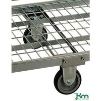 Kongamek medium duty shelf trolley system - 125mm middle castors