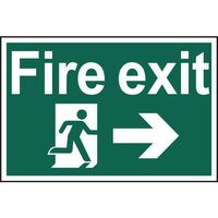 Fire Exit Arrow Right Sign