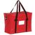 Heavy duty tamper evident holdalls - 405 x 305 x 203mm, Red
