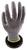 HANDPUGR-11 Feinstrick Handschuh mit PU-Teilbeschichtung, fusselfrei, grau