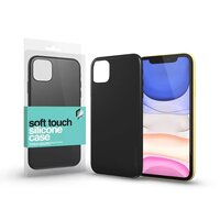 Xpro Soft Touch Silicone Case Apple iPhone 14 tok fekete (126815)