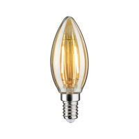 LED Vintage-Kerze, 2W, E14, Goldlicht