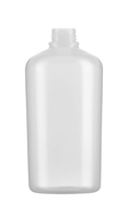 Square shouldered bottles 500ml without closure LDPE round shape