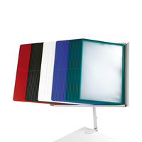 Infos de caisse / Système de panneaux de présentation / Support de liste de prix "QuickLoad" | par 10 : rouge, bleu, vert, blanc et noir 50