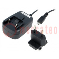 Power supply: switched-mode; 5VDC; 2.1A; 11W; Plug: EU; straight