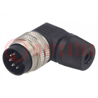 Connector: M16; plug; 682; male; PIN: 5; unshielded; silver plated
