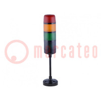 Signaller: signalling column; LED; red/yellow/green; 18÷32VDC