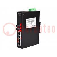 Switch Ethernet; no administrado; Número de puertos: 5; 12÷48VDC