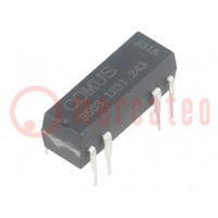 Relais: reedcontact; SPDT; Uspoel: 24VDC; 400mA; max.100VDC; 5W