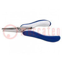 Pliers; smooth gripping surfaces,flat,elongated; ESD; 140mm