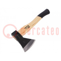 Axe; carbon steel; 360mm; wood (hickory); 600g