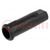 LED houder; 3mm; eendelig; zwart; UL94V-2; L: 13,2mm; Mat: polyamide