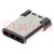 Stekker; USB C; SMT; verticaal; USB 3.1; verguld; 5A