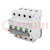 Switch-disconnector; Poles: 4; for DIN rail mounting; 63A; 400VAC