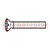 Screw; M3x6; 0.5; Head: countersunk; slotted; 0,8mm; DIN 964A