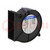 Ventilateur: DC; blower; 24VDC; 97x94x33mm; 60m3/h; 69dBA; à billes