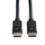 ROLINE DisplayPort Kabel, DP-DP, v1.2, ST - ST, TPE, schwarz, 1 m