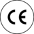 CE-Etiketten - Weiß, 15 mm, Aluminium, Selbstklebend, Für außen und innen