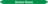 Mini-Rohrmarkierer - Osmose Wasser, Grün, 0.8 x 10 cm, Polyesterfolie, Seton