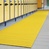 Bodenmatte aus Hart-PVC, gelb Breite = 600 mm, 10 m Rolle, H=12mm | TP0942