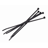 Cable Ties Med 200mmx4.6mm Blk Pk100