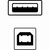 Logo USB kabel (2.0), USB A M - USB B (M), 3m, czarny, blistr