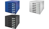 LEITZ Schubladenbox Plus, 6 Schübe, blau (80521235)