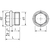 Skizze zu DIN910 5.8 M10x1 verzinkt Verschlussschraube metrisches Feingewinde